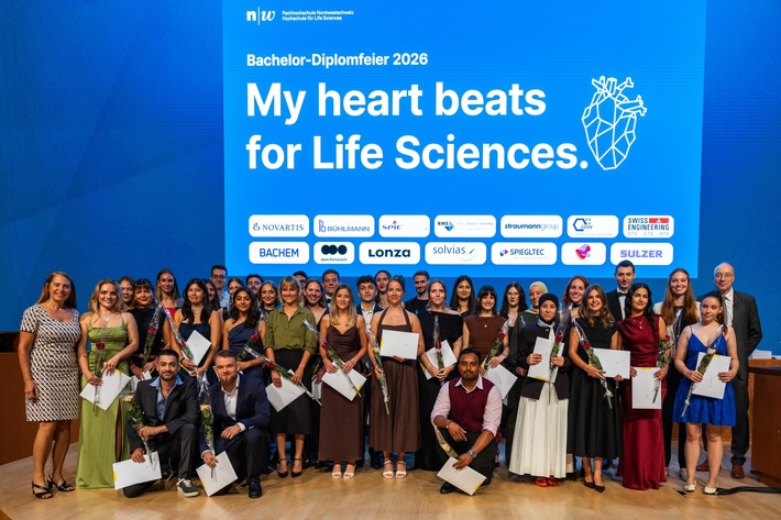 FHNW; Hochschule für Life Sciences: Forschen zu Themen, die uns als Gesellschaft bewegen: Neue Life Sciences-Fachkräfte schliessen ihr Studium ab