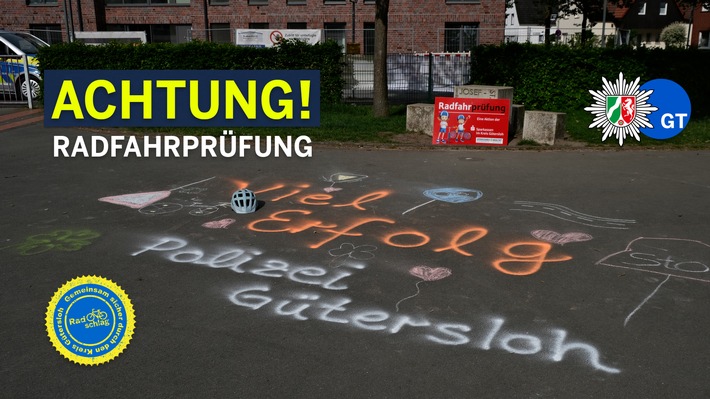 POL-GT: Radfahrprüfung an der Regenbogenschule