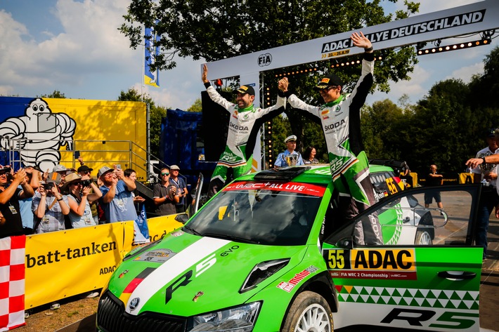 Historischer deutscher Doppelsieg beim WM-Heimspiel: Kreim triumphiert für SKODA AUTO Deutschland vor Griebel (FOTO)