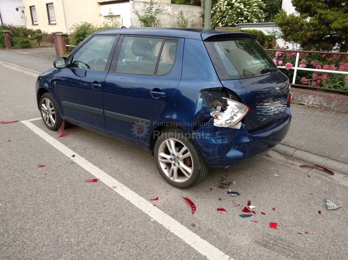 POL-PPRP: Unfall gebaut, Führerschein weg - Verkehrsunfallflucht lohnt sich nicht