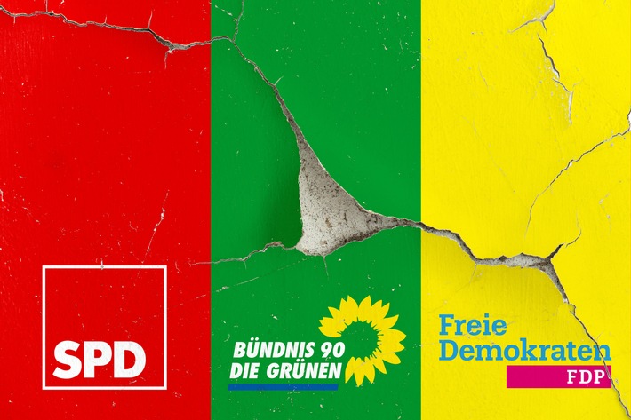 ARD-DeutschlandTREND: Uneinigkeit der Deutschen, ob Ampel-Koalition hält