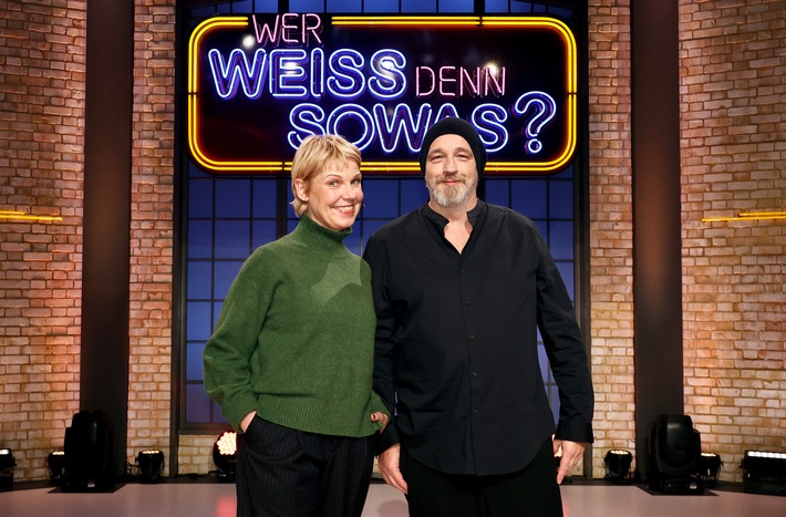 Das Comedy-Duell: Torsten Sträter gegen Cordula Stratmann / "Wer weiß denn sowas?"- Das Wissensquiz vom 18. bis 22. Dezember 2023, um 18:00 Uhr im Ersten