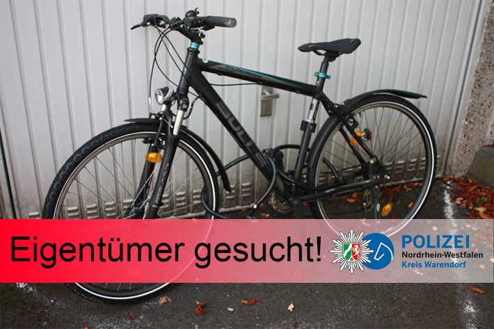 POL-WAF: Neubeckum. Vermutlich gestohlenes Fahrrad festgestellt