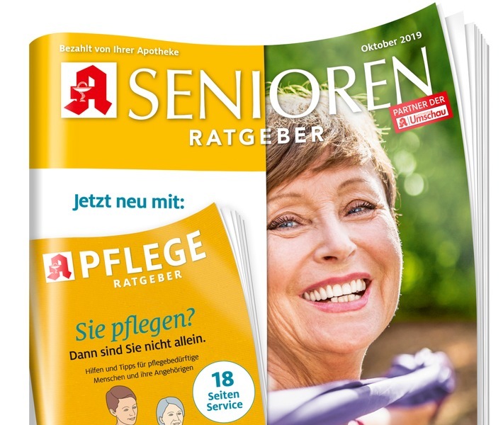 Titelcover des Senioren Ratgeber 10/2019 Weiterer Text über ots und www.presseportal.de/nr/52139 / Die Verwendung dieses Bildes ist für redaktionelle Zwecke honorarfrei. Veröffentlichung bitte unter Quellenangabe: "obs/Wort & Bild Verlag - Verlagsmeldungen/Wort & Bild Verlag GmbH & Co. KG"