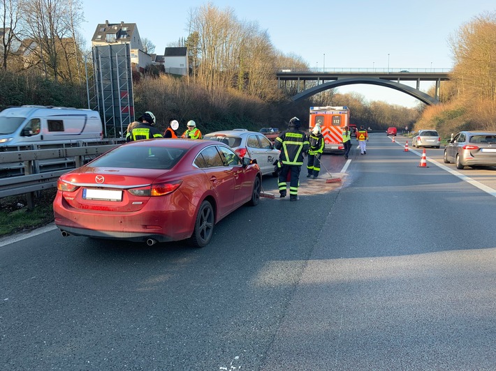 FW-EN: Verkehrsunfall auf der BAB43