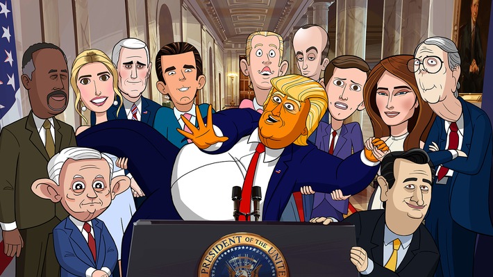 Die Showtime-Animationsserie &quot;Our Cartoon President&quot; im Februar exklusiv bei Sky