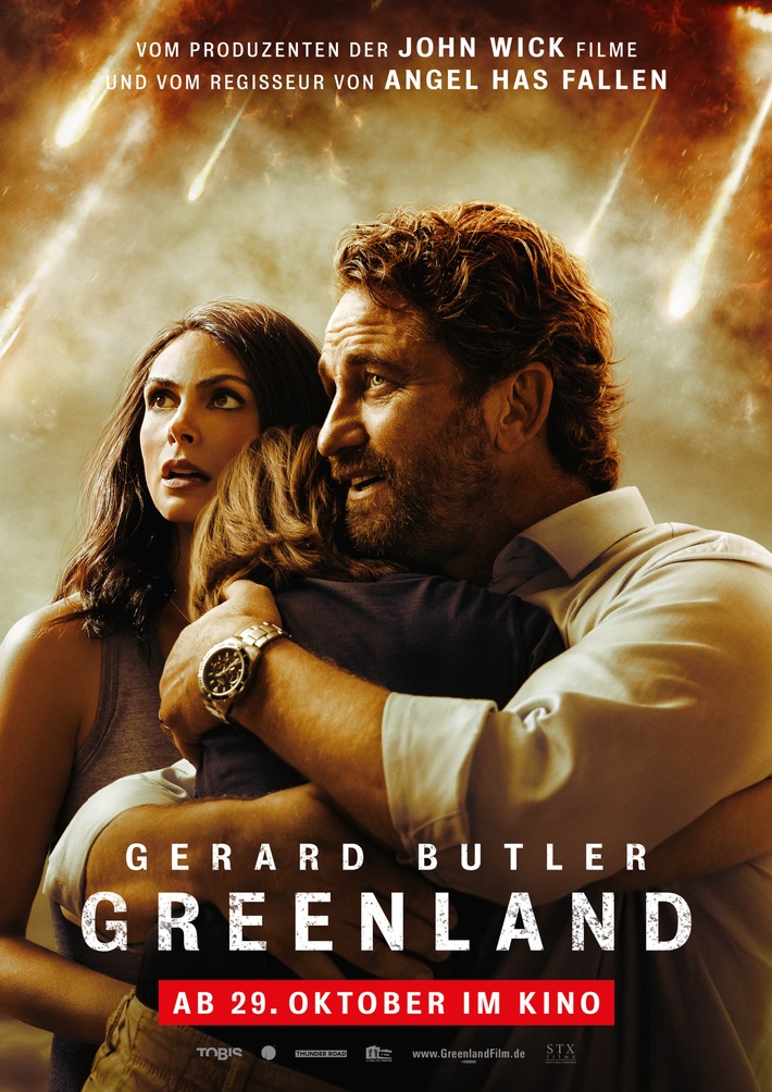 US-Blockbuster GREENLAND wirbelt ab 29. Oktober den deutschen Kinoherbst auf