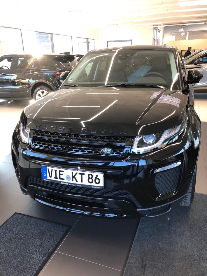 POL-NE: Diebe stehlen schwarzen Range Rover Evoque - Kripo ermittelt