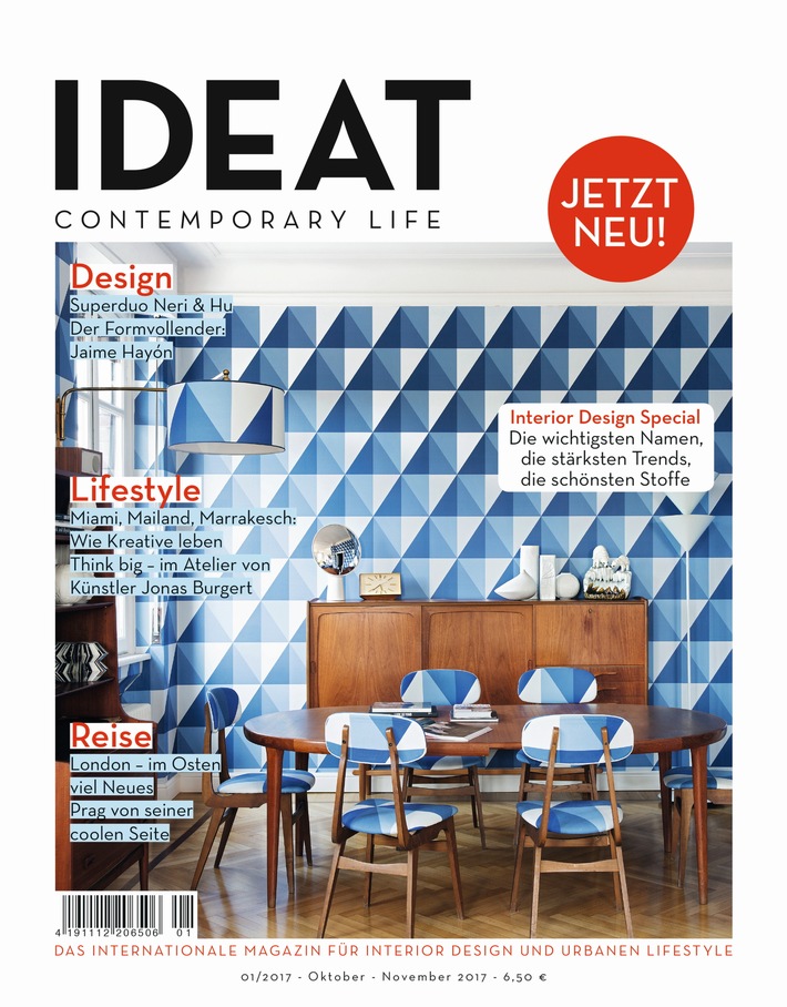 Nicht einfach noch ein Interior-Magazin: Gruner + Jahr startet IDEAT