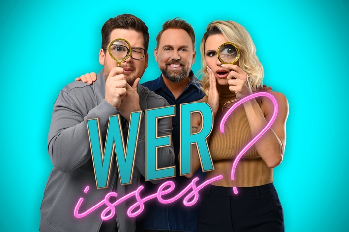 Tatortreinigerin oder Bier-Bike-Fahrerin? Steven Gätjen lässt Michelle Hunziker und Chris Tall ab Mittwoch, 28. Mai, bei "Wer isses?" auf ProSieben rätseln