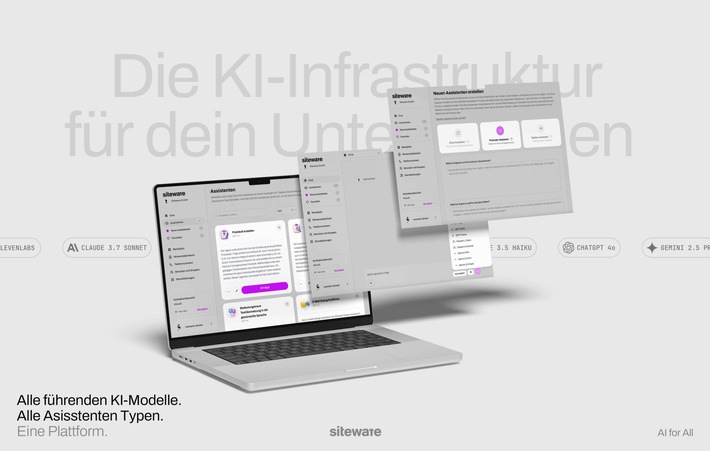 KI ohne Rechtsrisiko: Siteware baut Europas erste vollkonforme Plattform für Unternehmen aus