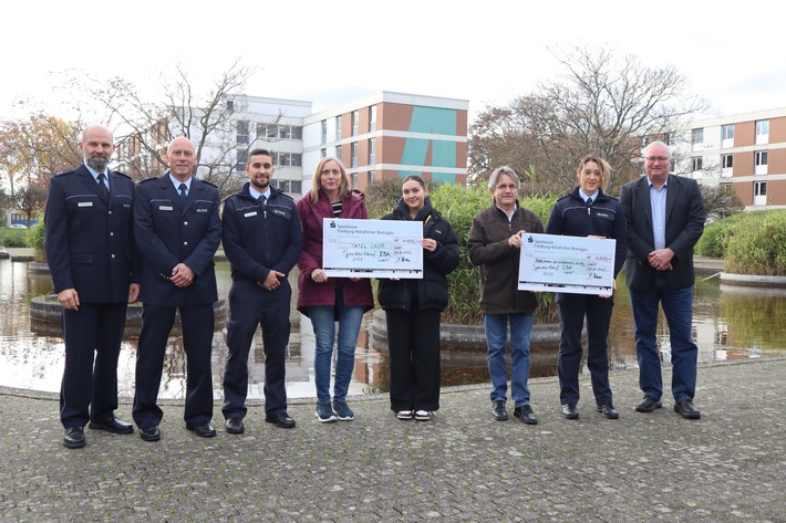 POL-HfPolBW: Spendenübergabe bei der Hochschule für Polizei Baden-Württemberg -Institutsbereich Ausbildung Lahr