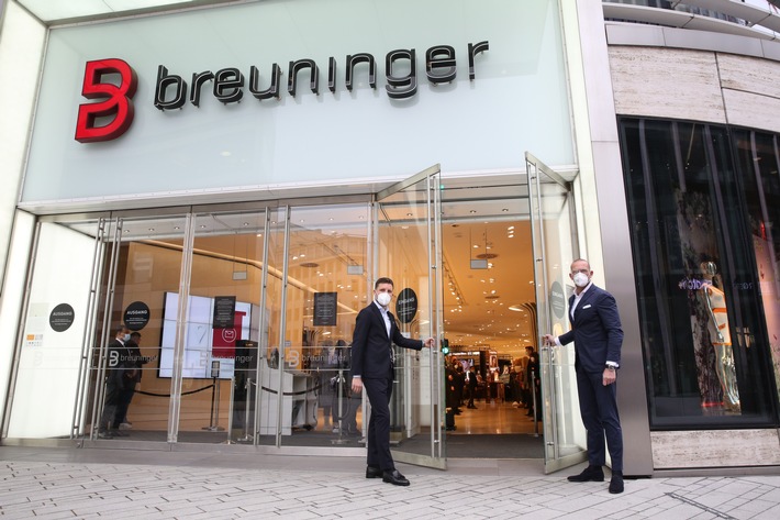Breuninger Stores erstmals seit Dezember wieder geöffnet / Medieninformation mit rechtefreiem Bild- und Videomaterial