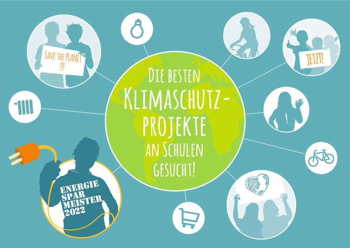 Energiesparmeister-Wettbewerb für Schulen startet: Welche sind die besten Klimaschutzprojekte 2022? Bis zum 29. März 2022 bewerben und Preise im Gesamtwert von 50.000 Euro gewinnen