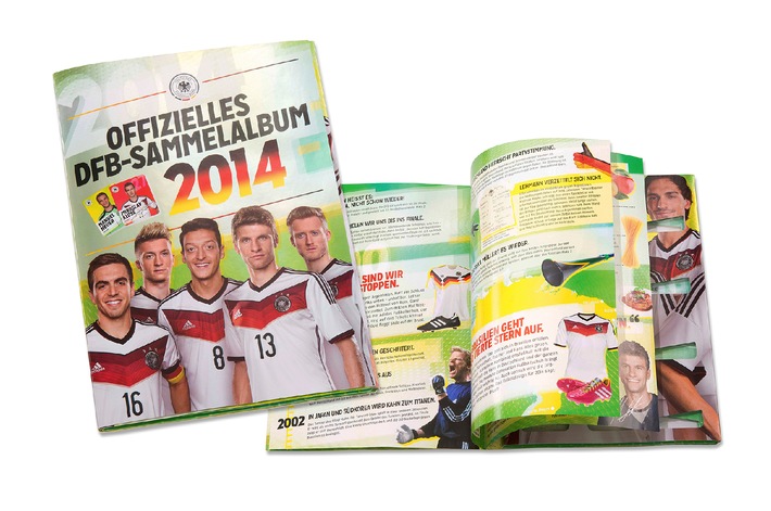Exklusive DFB-Sammelkarten zur Fußball-WM in Brasilien