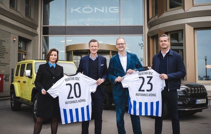 Autohaus Gotthard König GmbH wird neuer Automobil-Partner von Hertha BSC