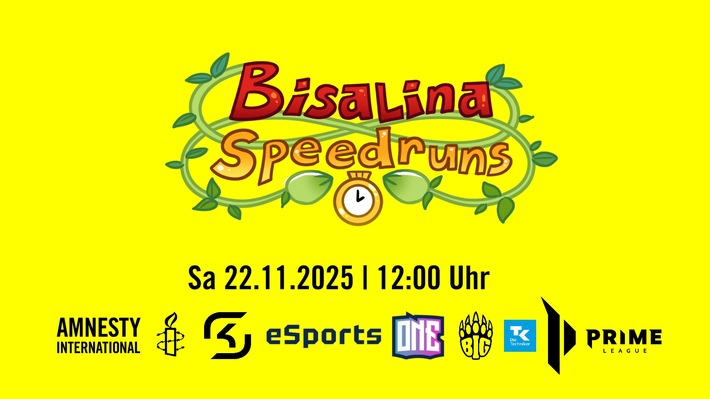 Bisalina Speedruns 2025: Gaming-Community spielt für den guten Zweck
