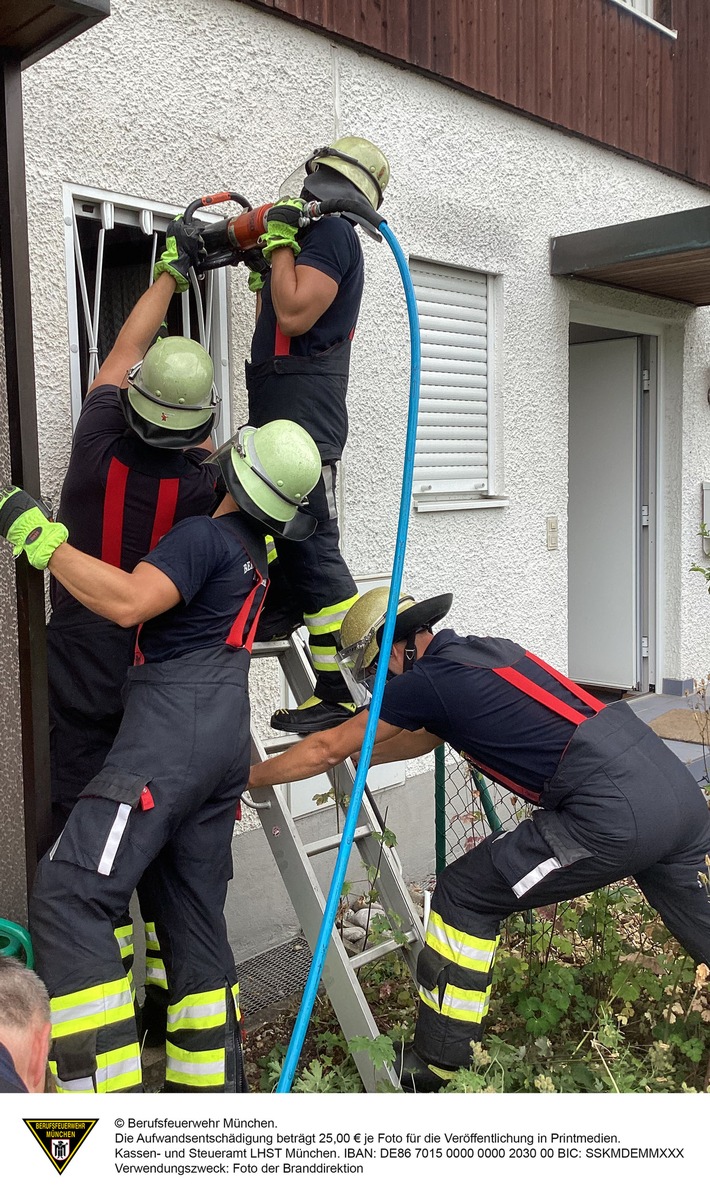 FW-M: "Wohnungsöffnung" - Haus gut gesichert (Untermenzing)