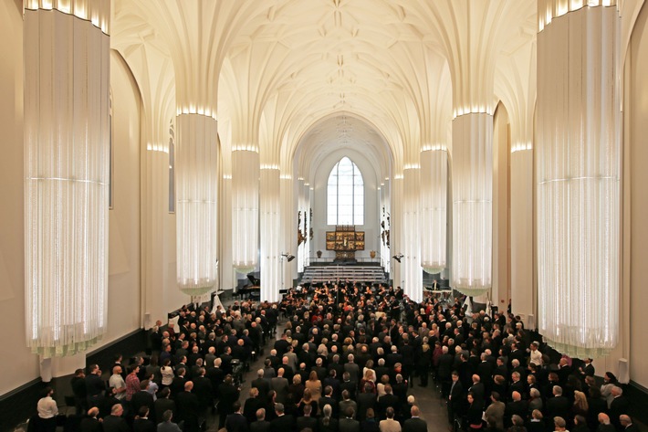 Feierliche Eröffnung des Paulinums der Universität Leipzig - Aula und Universitätskirche St. Pauli