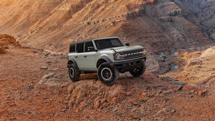 Der neue Ford Bronco: Ikonischer Geländewagen kommt in streng limitierter Auflage auf den europäischen Markt