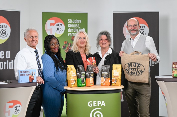 50 Jahre GEPA - Taste a fair world! / 10,9 Prozent mehr Umsatz in 2024; Fairness zählt: Blick nach vorn
