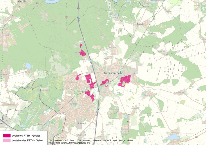 Bernau: Glasfaser für rund 6.200 Haushalte und Unternehmen