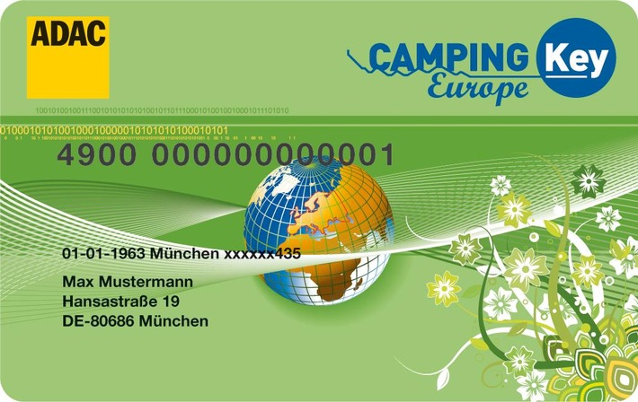 Camping Key Europe - die Rabattkarte mit besonderen Leistungen.