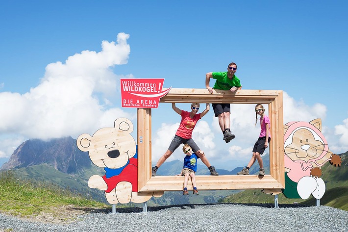 Ein Sommer voller gemeinsamer Wege, das ist Familienzeit in der Wildkogel-Arena