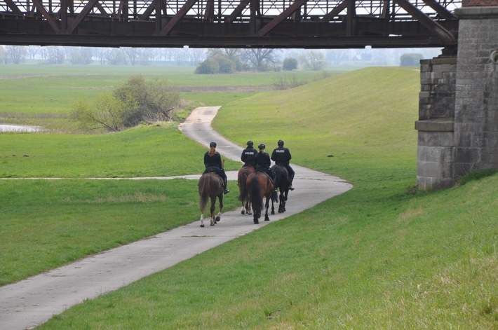 POL-LG: ++ seit einem Jahrzehnt "hoch zu Ross und bürgernah" in den Sommermonaten präsent -> Polizeireiter im Biosphärenreservat "Niedersächsische Elbtalaue" ++