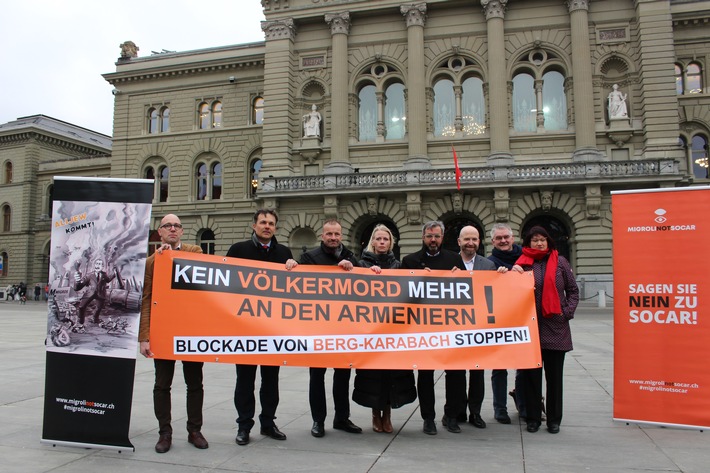 Manifestations à Genève et à Berne | Le blocus du Haut-Karabakh doit être levé immédiatement !