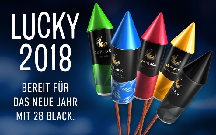 "Lucky 2018" - Bereit für das neue Jahr mit 28 BLACK (FOTO)