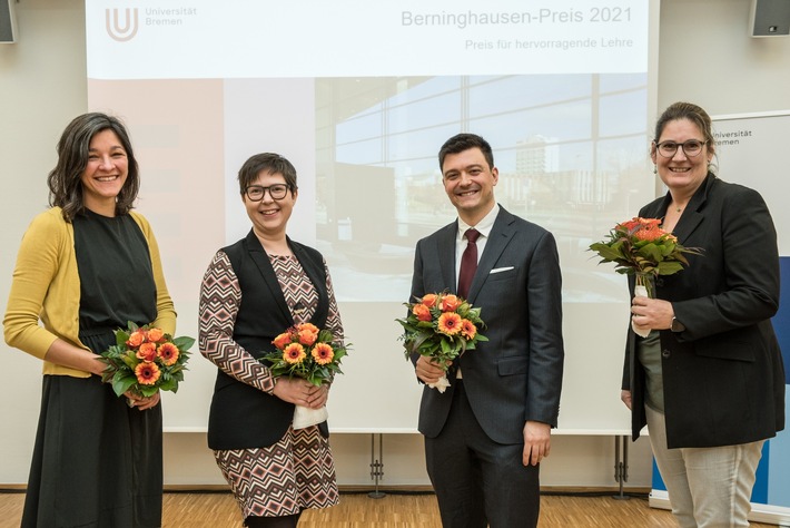 Berninghausenpreis: Auszeichnung für vier Lehrende
