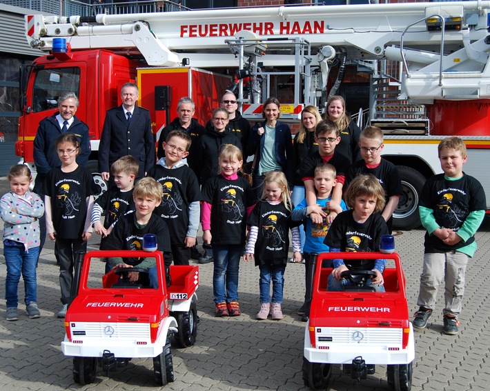 FW-HAAN: Haaner Feuerwehr hat jetzt eine Kinderfeuerwehr