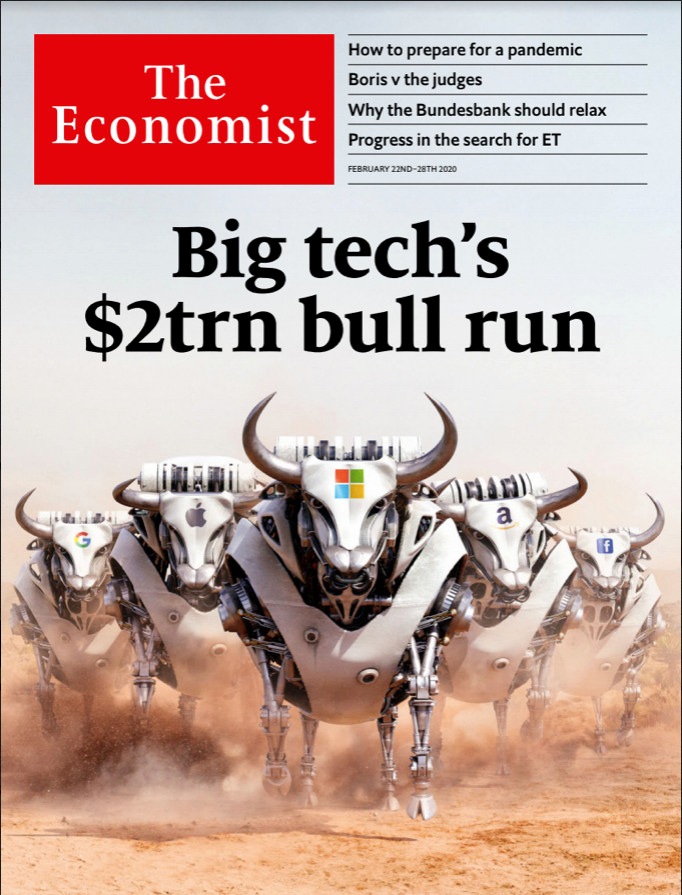 The Economist: US-Technologieriesen | Coronavirus | Die nächste Rezession | Jeff Bezos und das Klima | Die Bundesbank