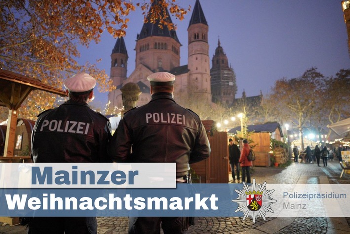 POL-PPMZ: (Mainz) - Polizei Mainz zieht positive Zwischenbilanz zum Weihnachtsmarkt 2018