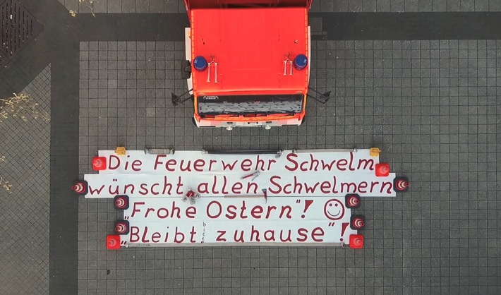 FW-EN: Europahymne "Freude schöner Götterfunken" - Ostergruß der Feuerwehr Schwelm