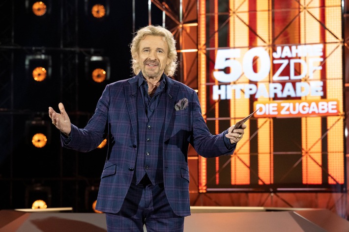 "50 Jahre ZDF-Hitparade – Die Zugabe": Thomas Gottschalk präsentiert die große Samstagabendshow