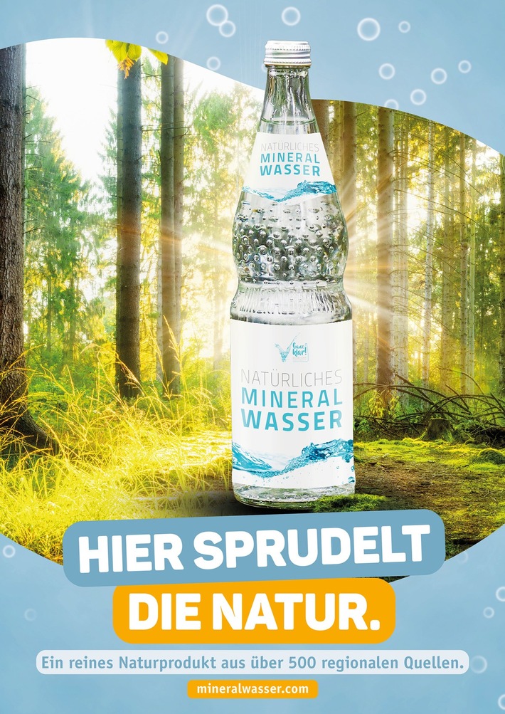 Presseinformation: Weltwassertag 2022 – MineralBrunnen RhönSprudel: „Hier sprudelt die Natur“