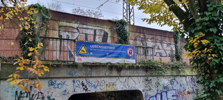 BPOL NRW: Bundespolizei warnt vor Lebensgefahren auf Bahnanlagen