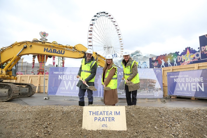 Spatenstich für das  „Theater im Prater": Neues Musicalhaus für Wien nimmt Bauarbeiten auf