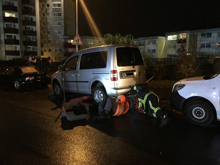 FW-HAAN: Gasausströmung aus erdgasbetriebenem Fahrzeug