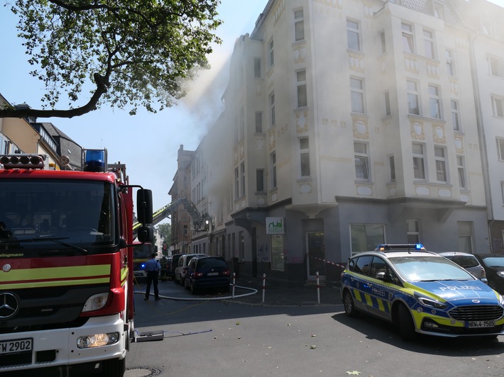 FW-DO: Feuer im Mehrfamilienhaus in der Nordstadt