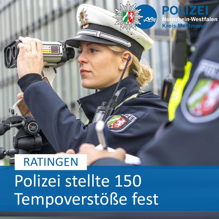 POL-ME: Kölner Straße: Polizei stellt 150 Geschwindigkeitsverstöße fest - 2502079