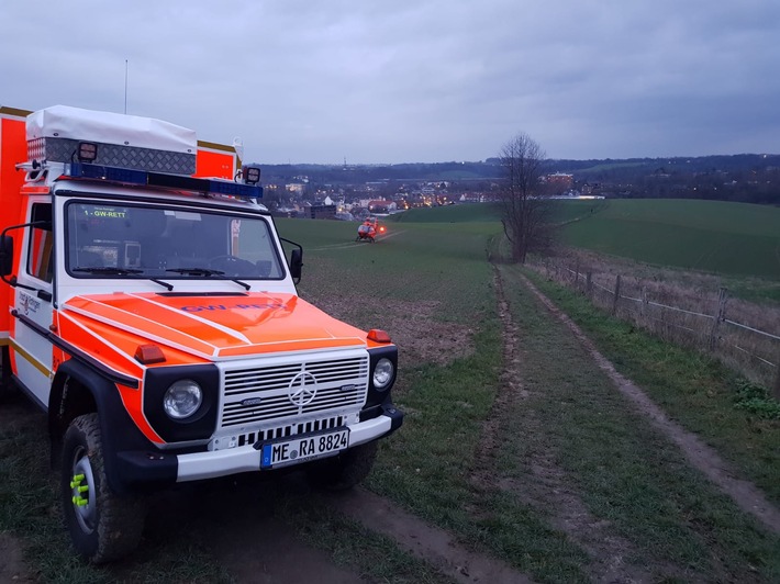 FW Ratingen: Überörtlicher Rettungsdiensteinsatz Gerätewagen Rettungsdienst