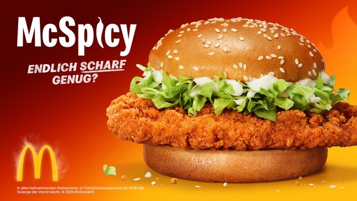 McSpicy / Weiterer Text über ots und www.presseportal.de/nr/52942 / Die Verwendung dieses Bildes für redaktionelle Zwecke ist unter Beachtung aller mitgeteilten Nutzungsbedingungen zulässig und dann auch honorarfrei. Veröffentlichung ausschließlich mit Bildrechte-Hinweis.