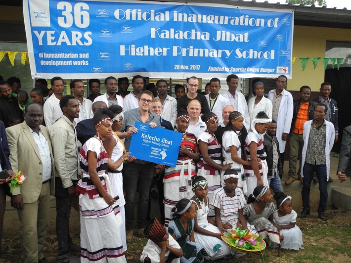 Karlheinz Böhms Äthiopienhilfe und Sportler gegen Hunger: Schule gebaut