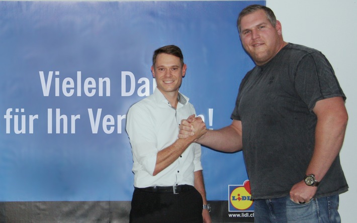 Vertragsverlängerung: Christian "Chrigu" Stucki ist für Lidl Schweiz der Schwinger des Jahrzehnts