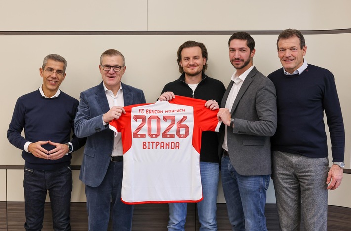Zwei Marktführer gehen gemeinsamen Weg - Bitpanda wird Partner des FC Bayern München