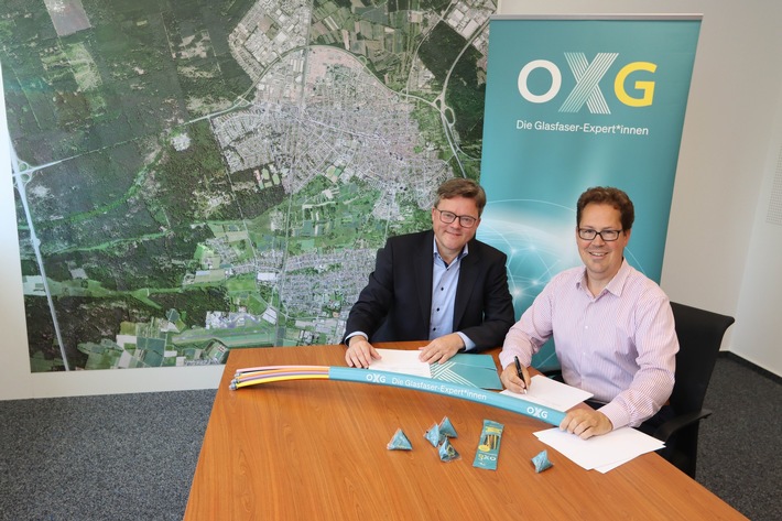 Stadt Langen und OXG unterzeichnen Absichtserklärung für zukunftssicheren Glasfaserausbau