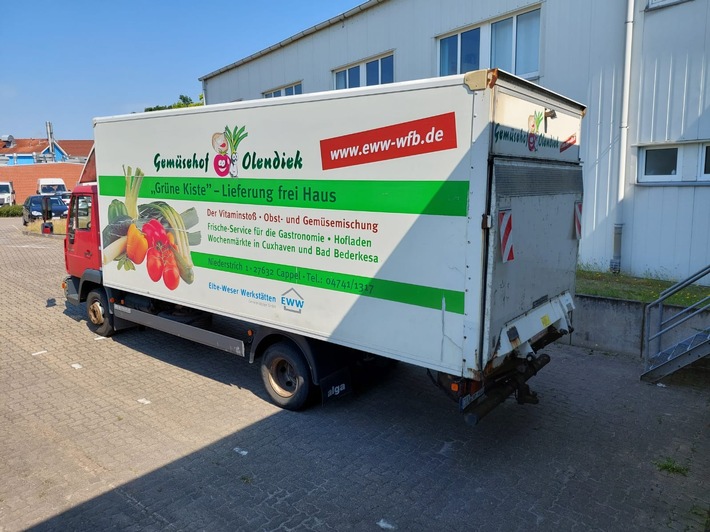 POL-Bremerhaven: Lastwagen in Leherheide gestohlen - Polizei sucht Hinweise